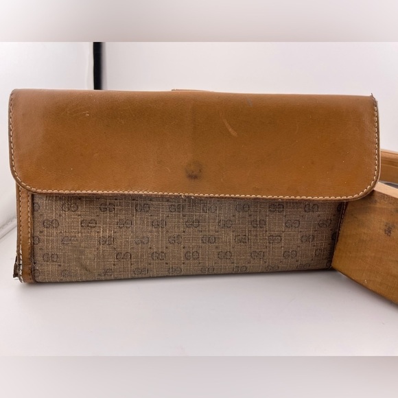 VINTAGE 80's GUCCI LOGO MONOGRAM WOMEN WALLET PURSE​​​​​​​​​​​ - Picture 8 of 11
